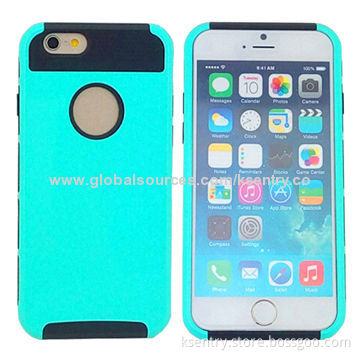 New Arrival Soft TPU Hard PC Case Back Cover for iPhone 6